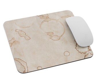 Funny Coffee Splatter Mousepad - Fun Office Desk Decor