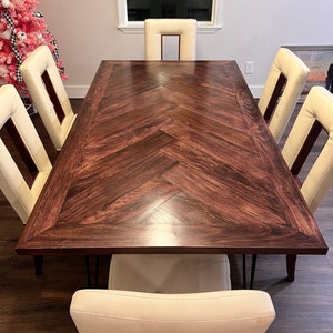 Herringbone Dining Table