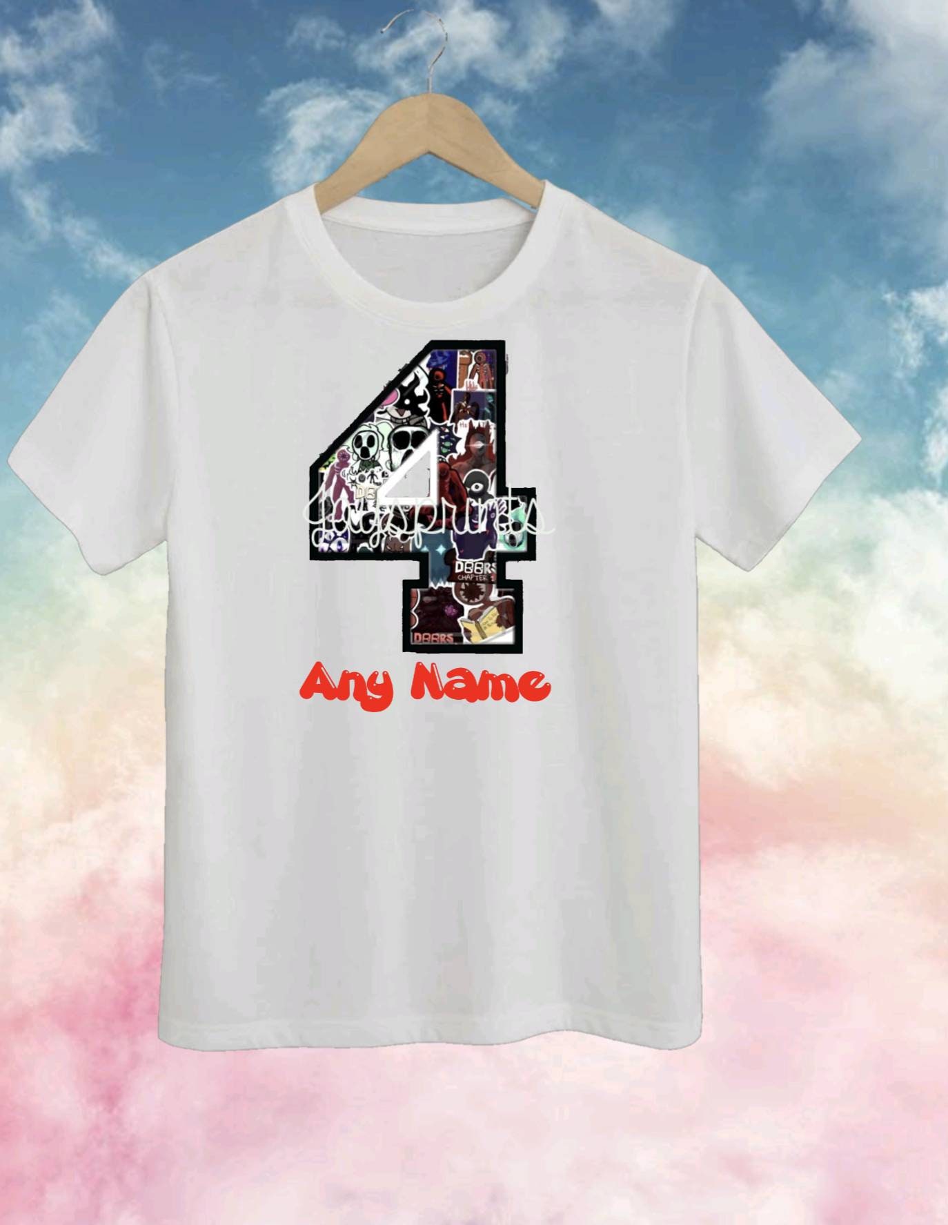 ROBLOX THEME GIRLS PERSONALISED BIRTHDAY T-SHIRT ANY NAME,NUMBER