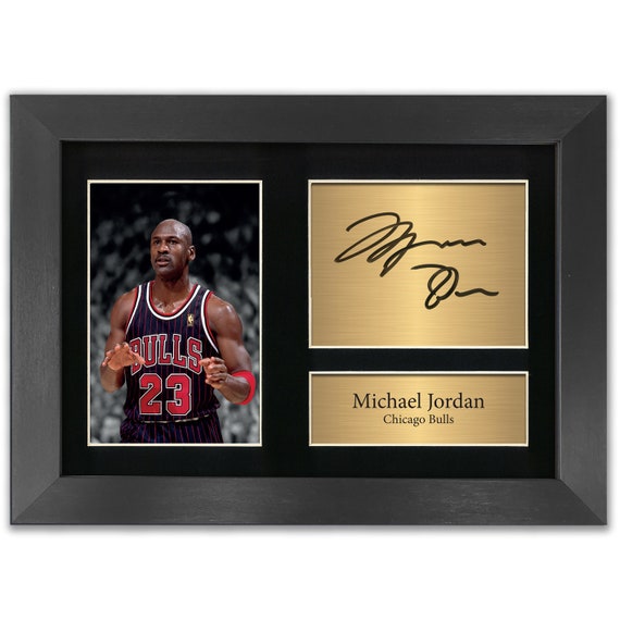 Michael Jordan Autograph Signed A4 Printed Photo Reproduction