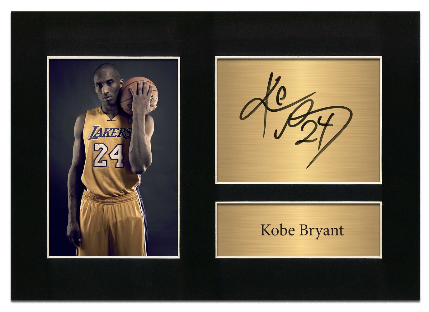 kobe bryant real signature