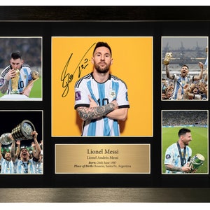 Framed Lionel Messi Signed PSG Shirt: Home, 2022-23 - Compact - Genuine  Signed Sports Memorabilia