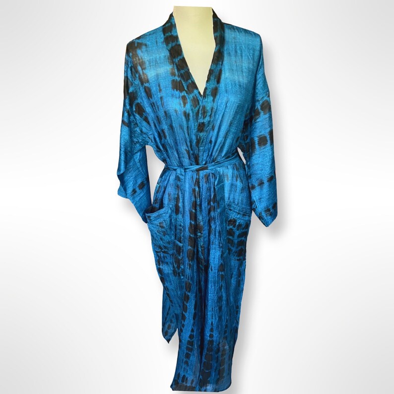 Sari Robe Luxe Silk Sari Robe - (perfect Mom, Sister, Wife, Bridesmaid Gift) - Etsy