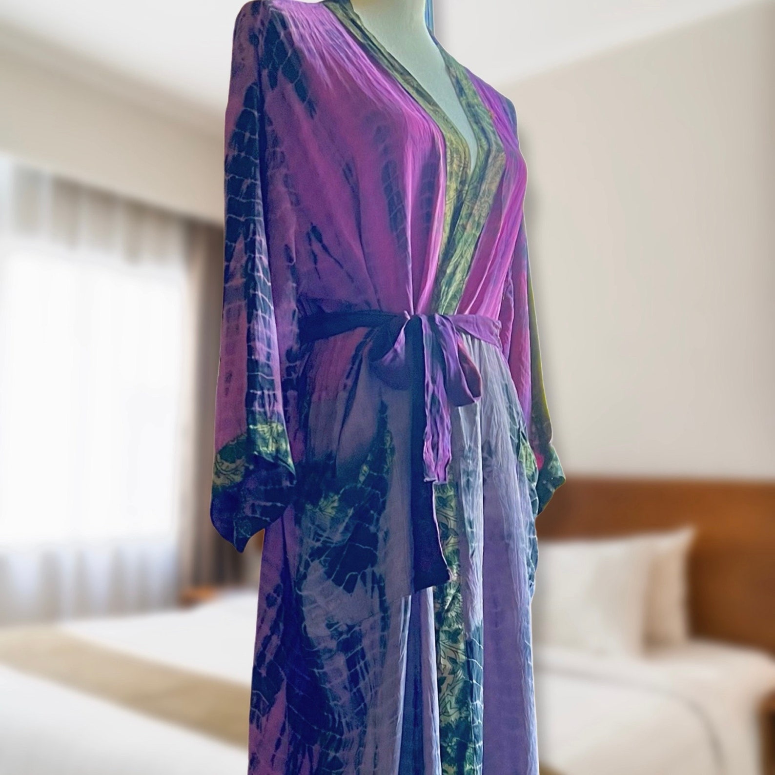 Sari Robe Luxe Silk Sari Robe - (perfect Mom, Sister, Wife, Bridesmaid Gift) - Etsy