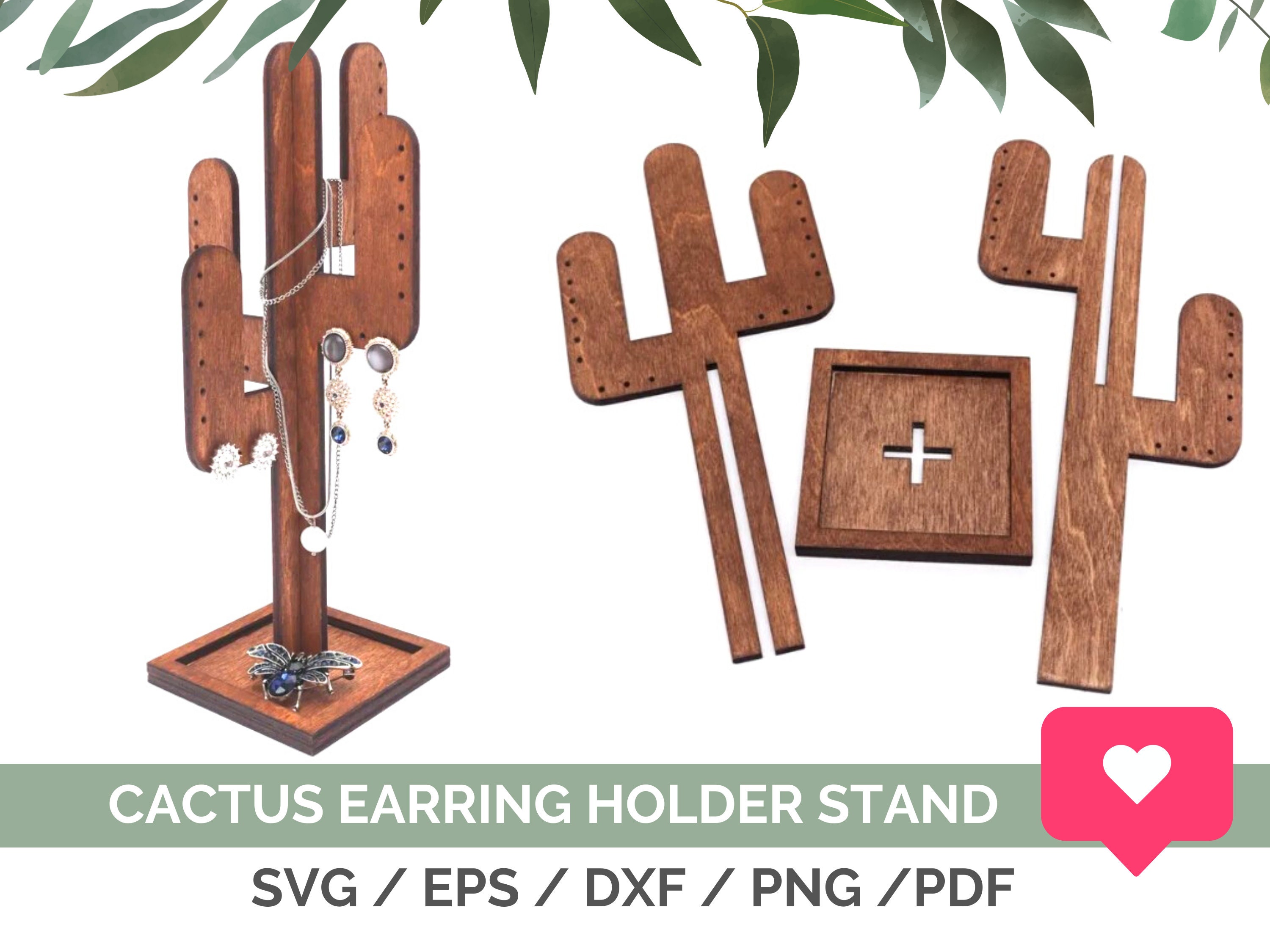 Cactus Jewelry Stand – Morgan & Rae Designs