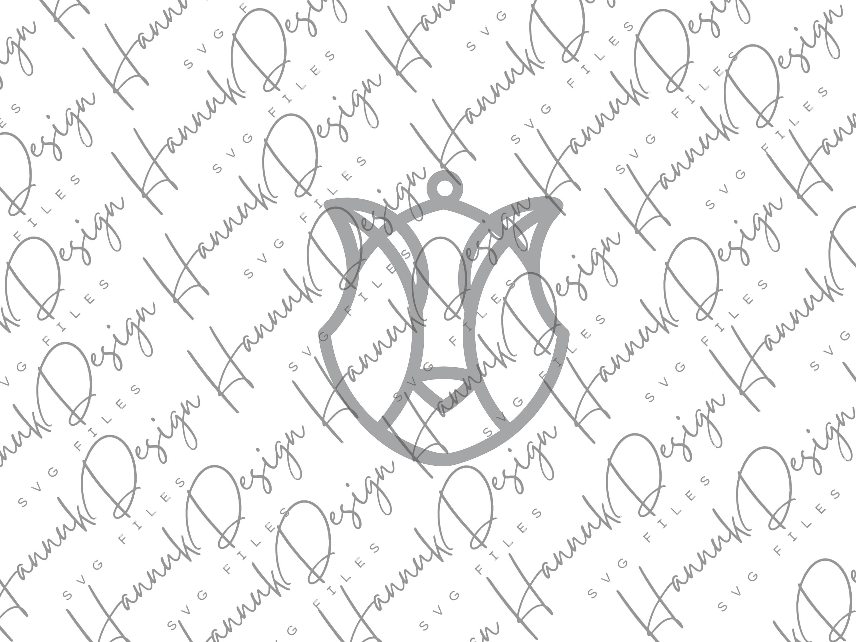 Fox Earring Svg Laser Cut File for Glowforge Wood Earring - Etsy