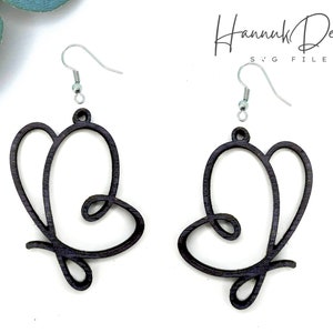 One Line Earrings Etsy