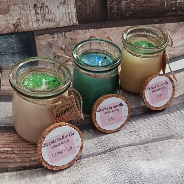 Jar candles / FREE GIFT / Free delivery / various scents / amazing scents / long lasting candles