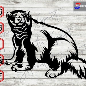 Adorable Wolverine svg, Wolverine svg, Animal svg, Wildlife svg - Clipart, Cricut, CNC, Vinyl Cutter, Decal Sticker, T-Shirt File.