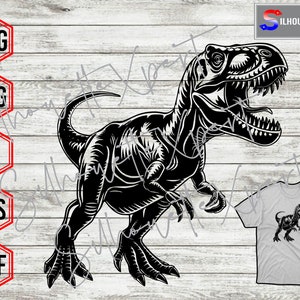 T-rex svg, Tyrannosaurus svg, Dinosaur svg, Animal svg - Clipart, Cricut, CNC, Vinyl Cutter, Decal Sticker, T-Shirt File.