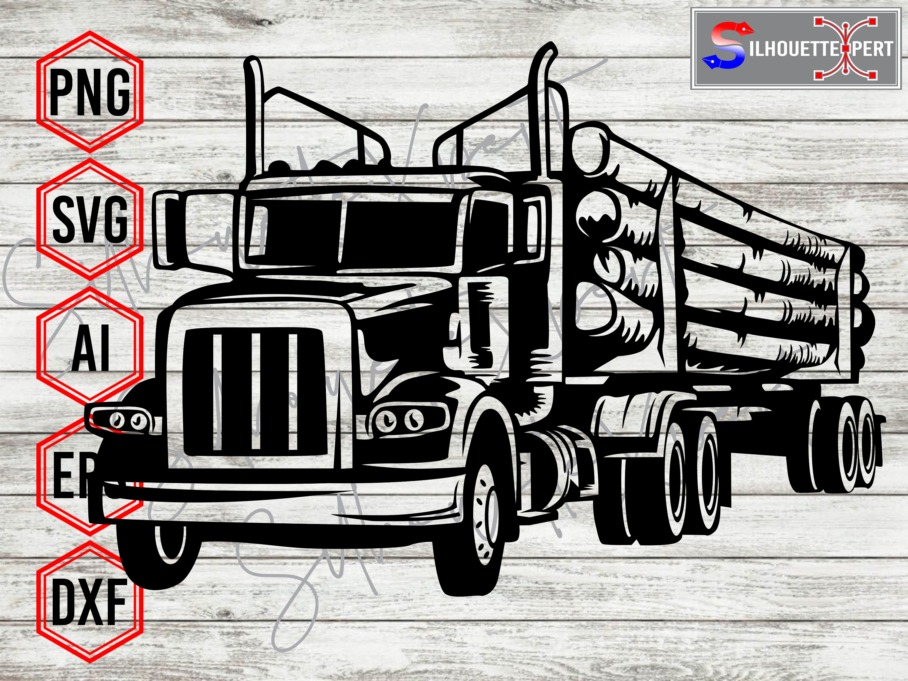 Logging Truck svg Log Truck svg Truck svg Clipart Cricut - Etsy.de