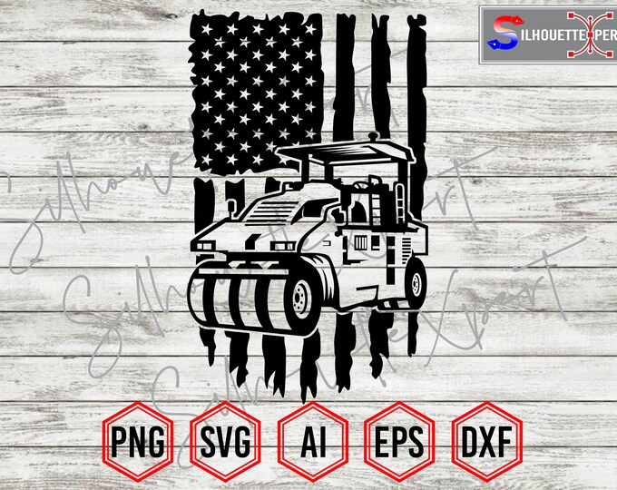Road Roller #2 Svg, Soil Compactor- Svg, Heavy Equipment Svg, Road ...