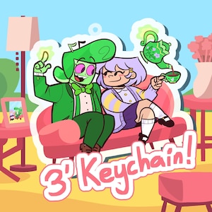 Twogaty TPOT keychain // 3.5 inch // Acrylic