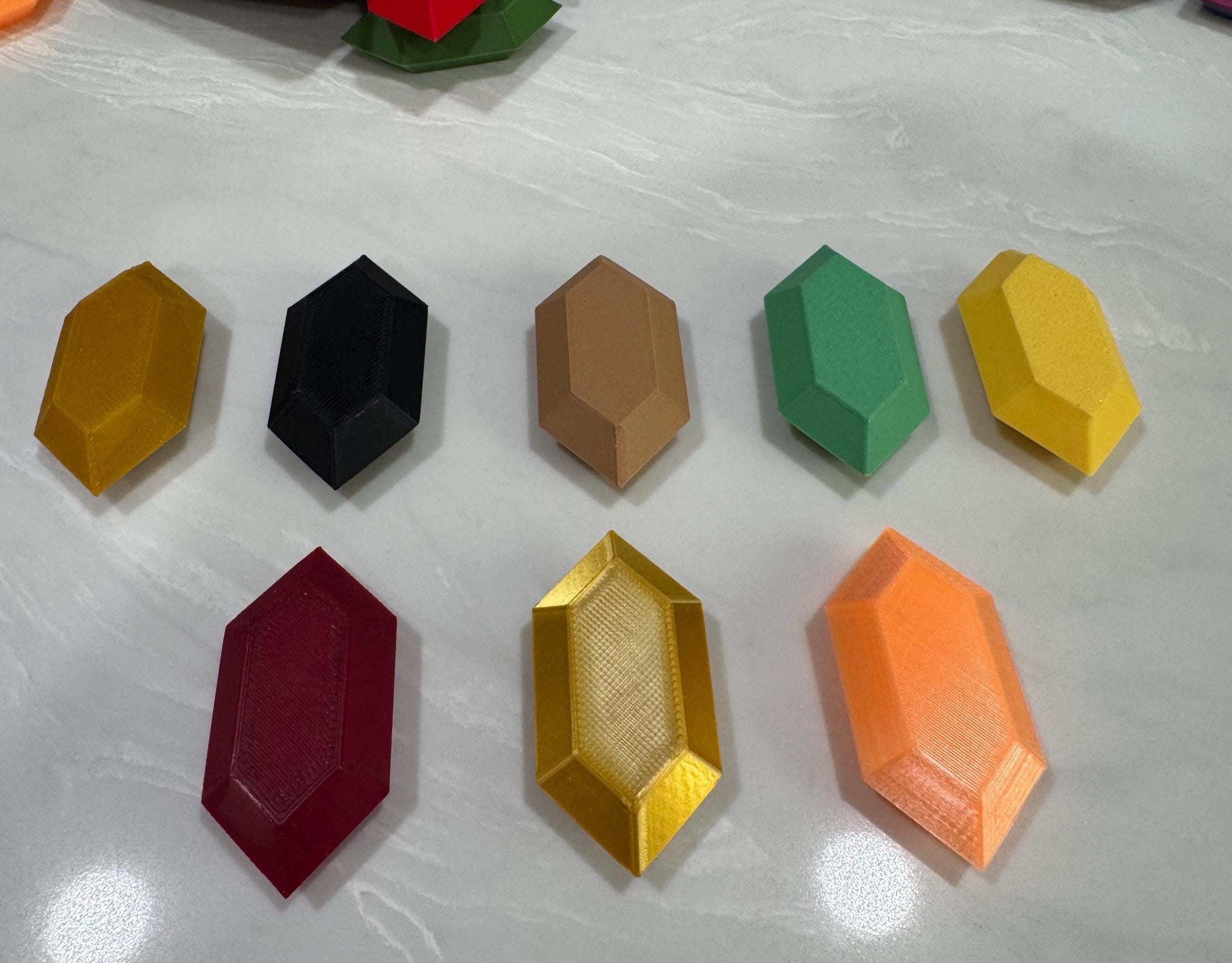 Legend of Zelda Rupee: 3D Printed Cosplay Prop, Gaming Decor - Etsy
