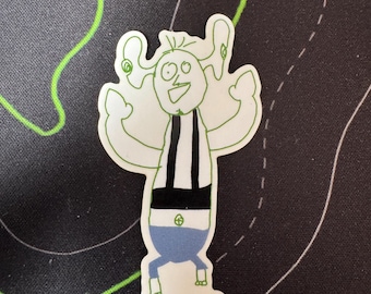 Shek Sticker Ogre Meme Sticker | Clear Vinyl Decal
