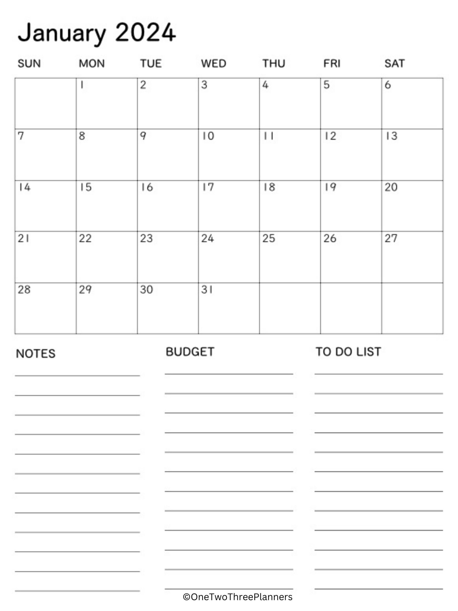2024-minimalist-printable-calendar-12-month-planner-sun-mon-start-a4