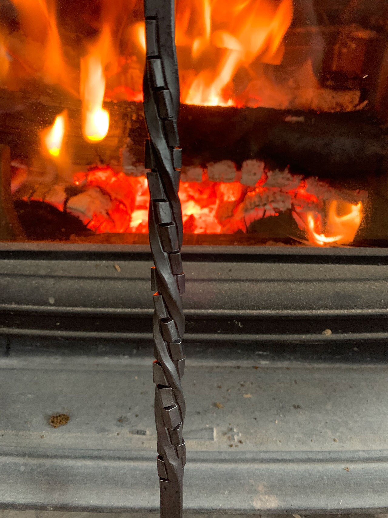 Stair Twist Fire Poker Etsy