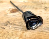 Hand-forged Steel Rose