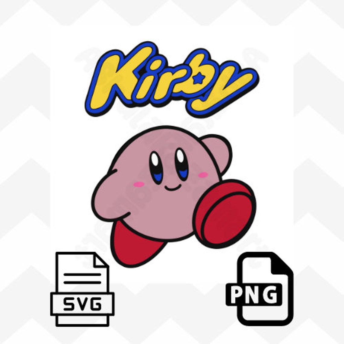 Kirby Art SVG and PNG Bundle for Cricut and Printing - Etsy