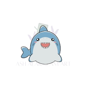 Shark SVG & PNG Instant Download-Digital Shark Clipart for Crafts, T-Shirts, Stickers, and More