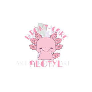 Axolotl SVG und PNG Datei - Niedliches Axolotl Clipart für Scrapbooking & Kunsthandwerk, digitaler Download, sofortiger Gebrauch - Perfekt für DIY-Projekte