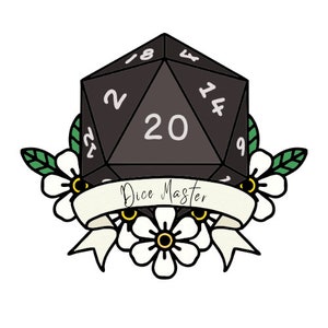 D20 PNG - Impression de t-shirts, plateaux de dés, personnalisable