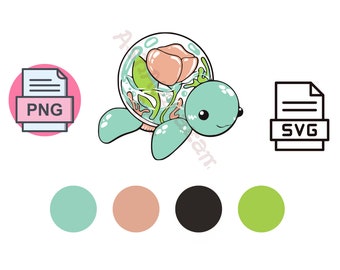 Cute Succulent clipart, succulent svg, cactus svg, cacti svg, houseplants svg, hand drawn svg, svg files for cricut, plants svg