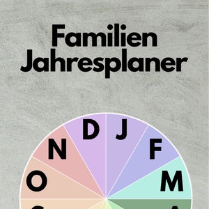 Family year planner