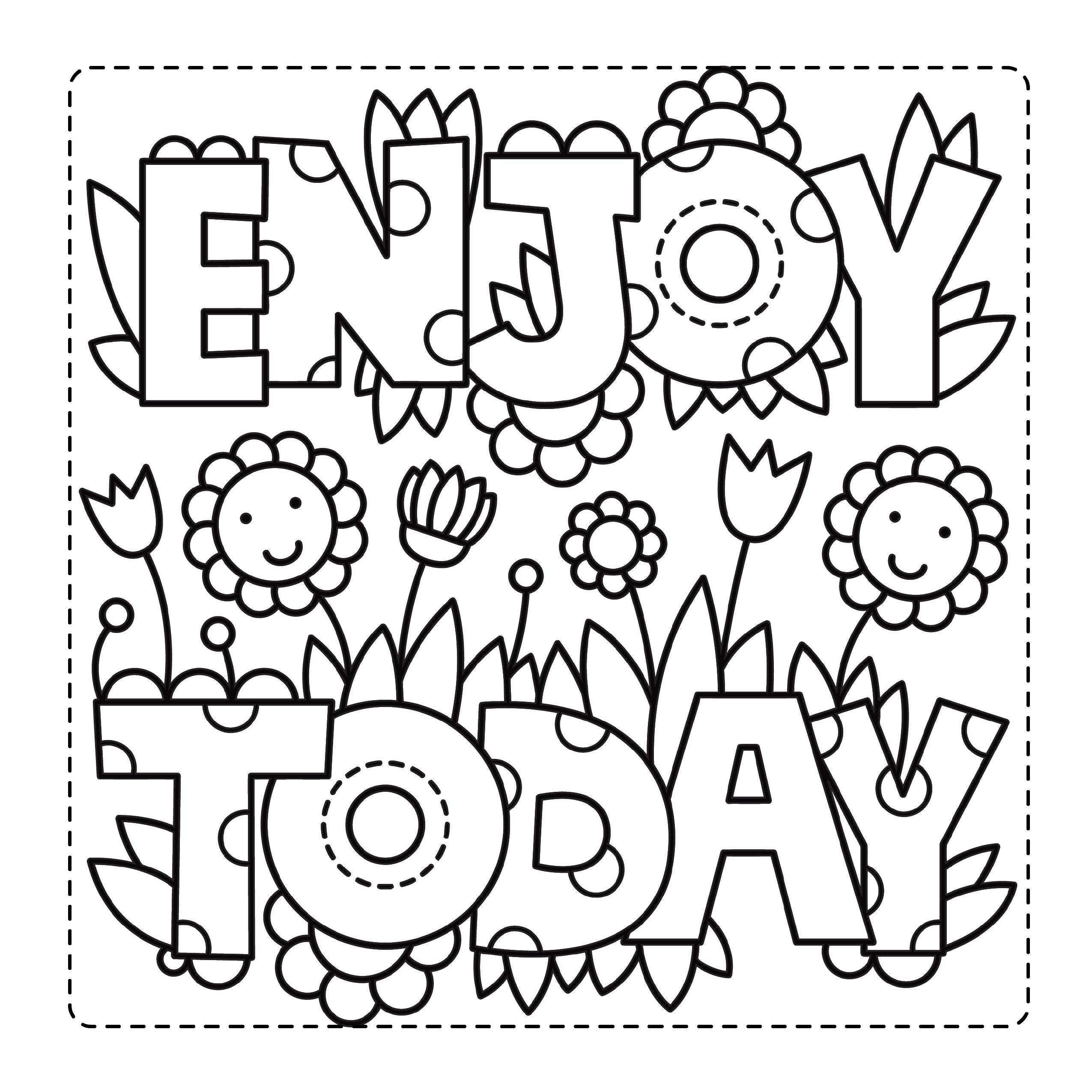 20 Kids Inspiration Coloring Pages, Kids Printables, 20 Inspirational ...