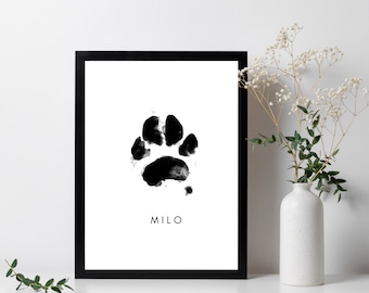 Custom Paw Print Frame