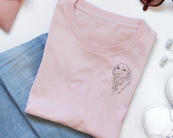 Custom Pet Shirt with Photo, Custom Dog Shirt, Dog Mom Gift, Dog Lover Gift, Pet Memorial, Animal Lover Shirt