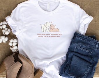 Funny Dog Shirt – A Thousand Furs Tee, Cute Dog Mom T-Shirt, Anniversary Gift for Dog Lovers, Animal Lover Apparel