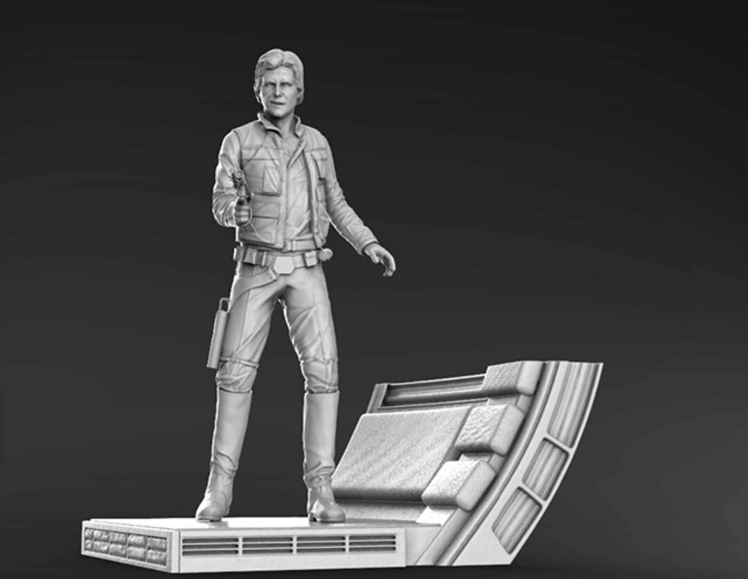 Han Solo 3D Digital Printing STL File for 3D Printers Movie - Etsy