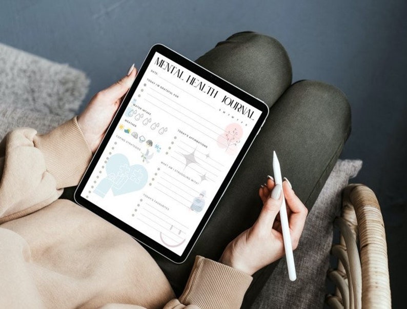 Printable Digital Mental Health Journal Including Multiple Effective ...