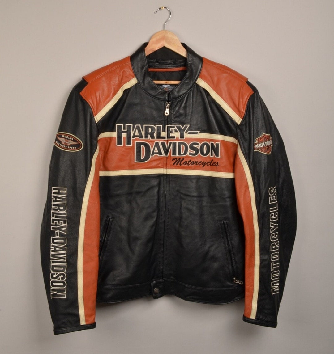 Harley Davidson Classic Cruiser 98118-08VM Motorcycle Leather - Etsy