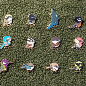 Collectible Bird Pins (North American Birds)