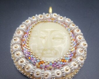 Moon phase pendant