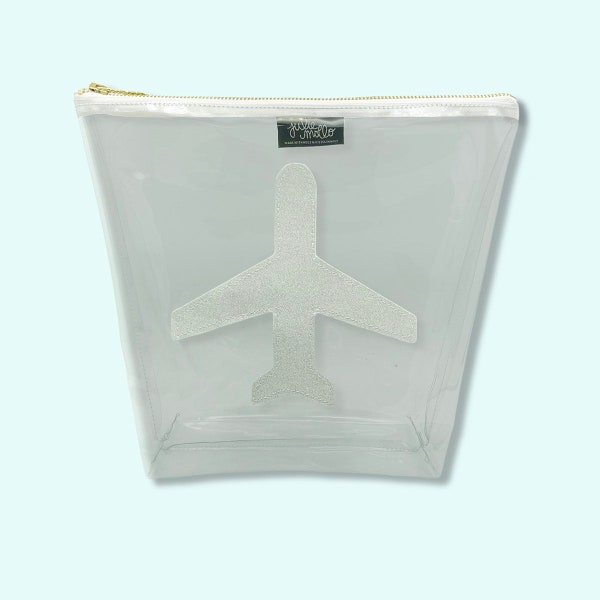 Best Travel Bag Ever! Clear vinyl bag for carry-on liquids - best toiletry bag - clear toiletry bag - clear travel bag - gift for travelers