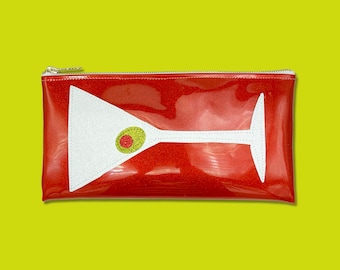 Glitter Martini Clutch: Neuheit Cocktail Armband - Handgemacht in Brooklyn