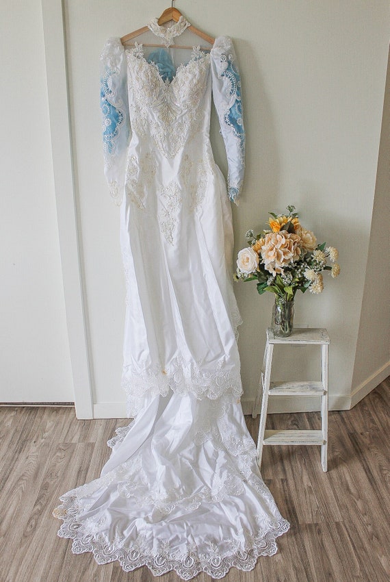 vintage wedding dress rare - Gem