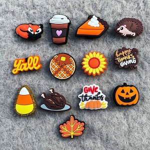 Thanksgiving Croc charms