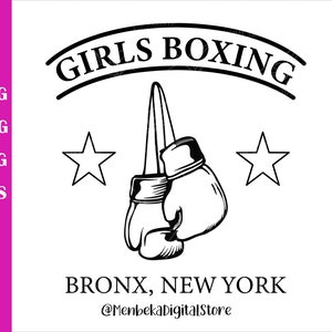 Rachel Green Inspirierte Girls Boxing Svg, Girls Boxing Svg, Cricut, Silhouette, Clip Art, Svg, Png, jpg, Digital Download, Cuttable File