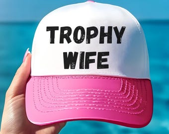 Gorra de camionero "Esposa Trofeo": un divertido regalo para despedida de soltera