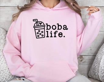 Boba Life Sweatshirts, Boba Life Hoodie, Bubble Tea Lover Shirt, Bubble Tea Sweatshirt, Bubble Tea Hoodie, Boba Tea Shirt, Boba Tea Shirt