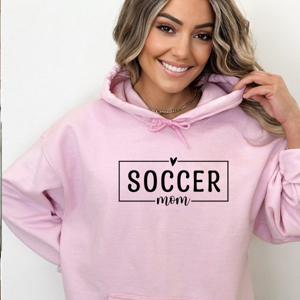 Soccer Mom Hoodie, Soccer Mom Sweatshirt, Soccer Mom Crewneck, Soccer Mom Tee, Soccer Mom T-shirt, Football Mom, Soccer Mom, Soccer Team Mom