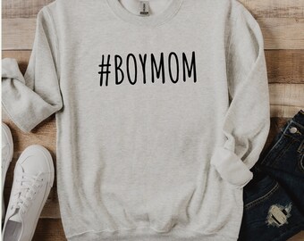 Boy Mom Sweatshirt, Boy Mom Hoodie, Boy Mom Sweater, Boy Mom T-shirt, Boy Mom Shirt, Boy Mom Tee