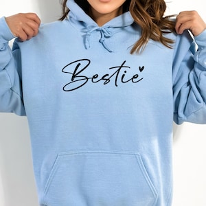 Bestie Crewneck Sweatshirt, Best Friend Sweater, Best Friend T shirt, Gift for women, Bestie Hoodie, Bestie Tee, Best Friend Hoodie