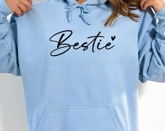 Bestie Crewneck Sweatshirt, Bester Freund Pullover, Bester Freund T-Shirt, Geschenk für Frauen, Bestie Hoodie, Bestie Tee, Bester Freund Hoodie