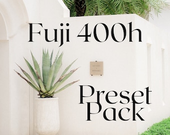 The Perfect Fuji 400H Preset // Lightroom Wedding Presets // Elegant Vintage Film Presets