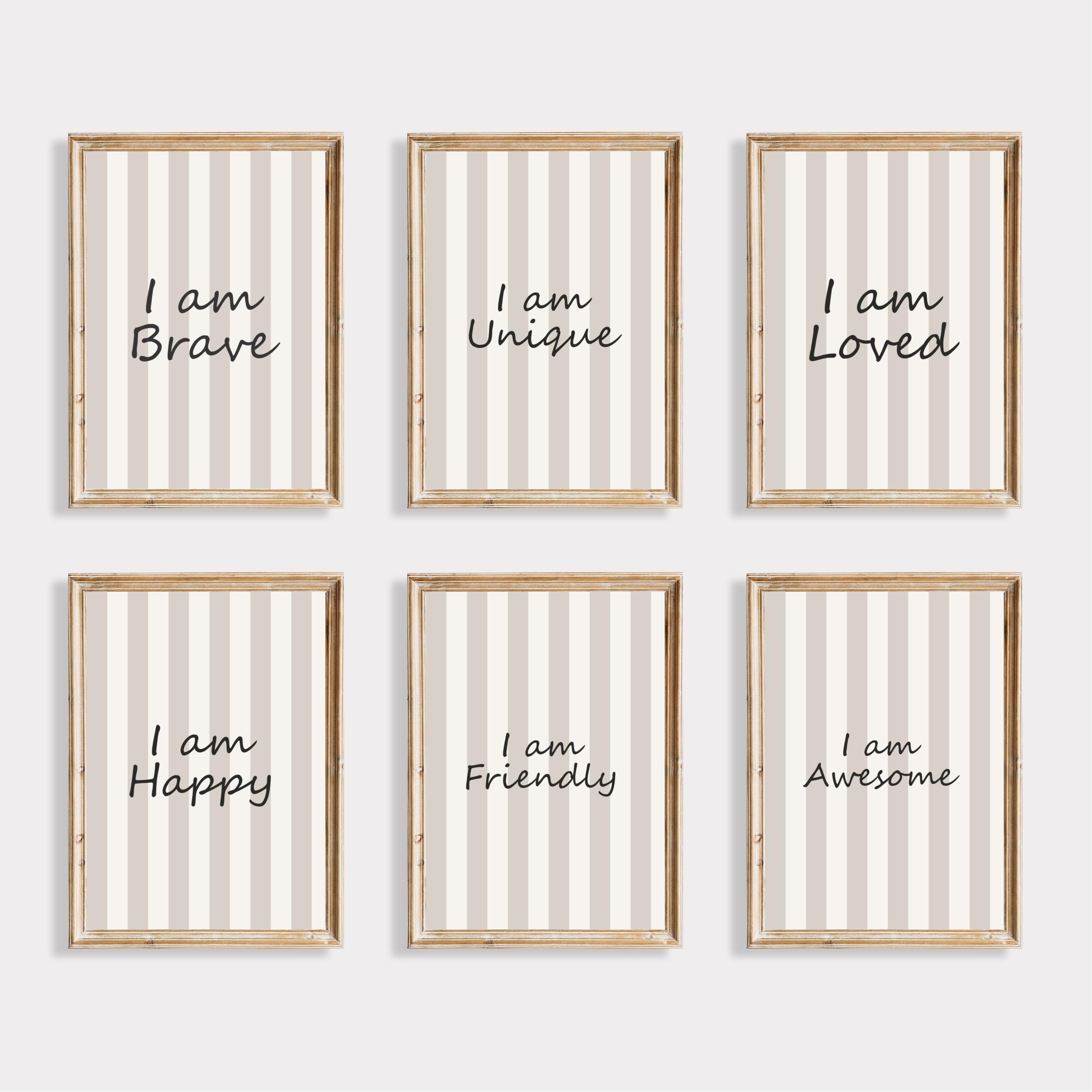 Pack of 50 Kids Affirmation Posters | Positive Quotes | Playroom ...